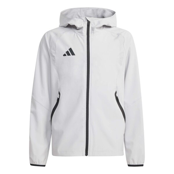 adidas Tiro Travel Kids Windbreaker Kinder - team light grey/black