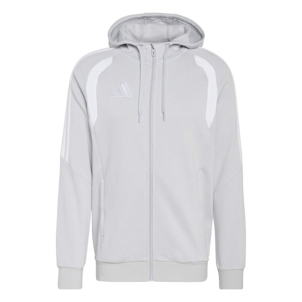 adidas Tiro 26 League Sweat Full Zip Hoodie Herren - team light grey/white