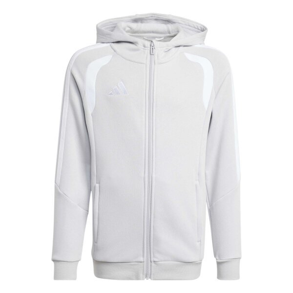 adidas Tiro 26 League Sweat Kids Kapuzenjacke Kinder - team light grey/white