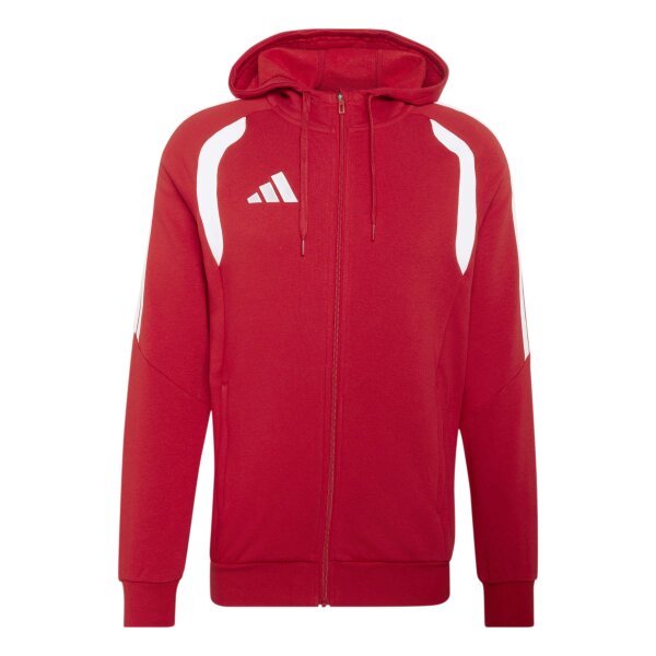 adidas Tiro 26 League Sweat Full Zip Hoodie Herren - team power red 2/white