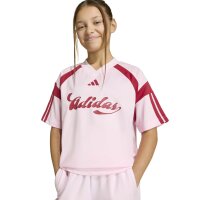 adidas House Of Tiro T-Shirt Kinder - clear pink/active maroon/active maroon