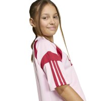 adidas House Of Tiro T-Shirt Kinder - clear pink/active maroon/active maroon