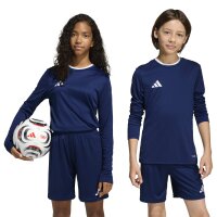 adidas Entrada 26 Jsy Ls Y Trikot Kinder - team navy blue 2/white