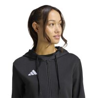 adidas Entrada 26 Fz Hood W Hoodies Damen - black/white