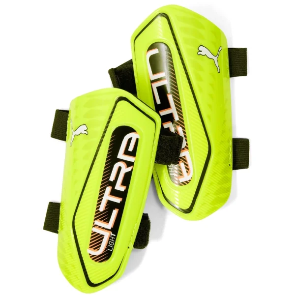 Puma ULTRA Light Strap Schienbeinschoner - Lime Squeeze-PUMA Black
