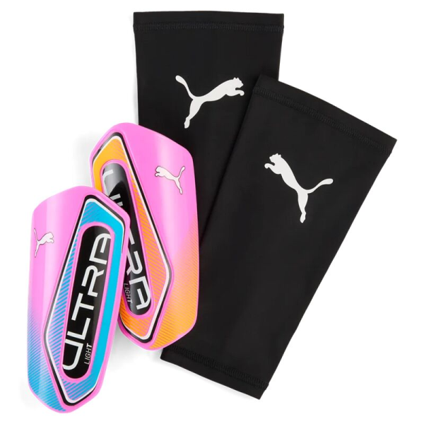 Puma Ultra Light Sleeve Schienbeinschoner - Ultra Blue-Poison Pink-Lime Squeeze