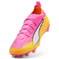 Puma Ultra 6 Pro FG/AG Kinder - Poison Pink-PUMA White-Sun Stream-Bright Aqua-PUMA Black
