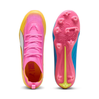 Puma Ultra 6 Pro FG/AG Kinder - Poison Pink-PUMA White-Sun Stream-Bright Aqua-PUMA Black