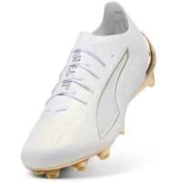 Puma Ultra 6 Ultimate FG Herren White - PUMA White-Metallic Gold-PUMA Black