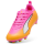 Puma Ultra 6 Play FG/AG Kinder - Poison Pink-PUMA White-Sun Stream-Bright Aqua-PUMA Black