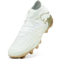 Puma Future 9 Pro FG/AG Herren White - PUMA White-Metallic Gold-PUMA Black