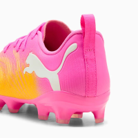 Puma Future 9 Play FG/AG Kinder - Poison Pink-Sun Stream-Bright Aqua-PUMA White
