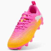 Puma Future 9 Play FG/AG Kinder - Poison Pink-Sun Stream-Bright Aqua-PUMA White