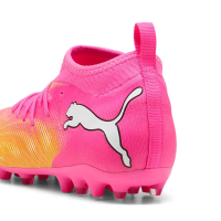 Puma Future 9 Match MG High Kinder - Poison Pink-Sun Stream-Bright Aqua-PUMA White