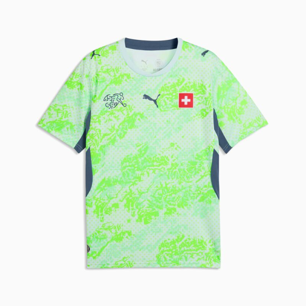Puma Schweiz Away Trikot Herren WM2026 - hellgrün/grün