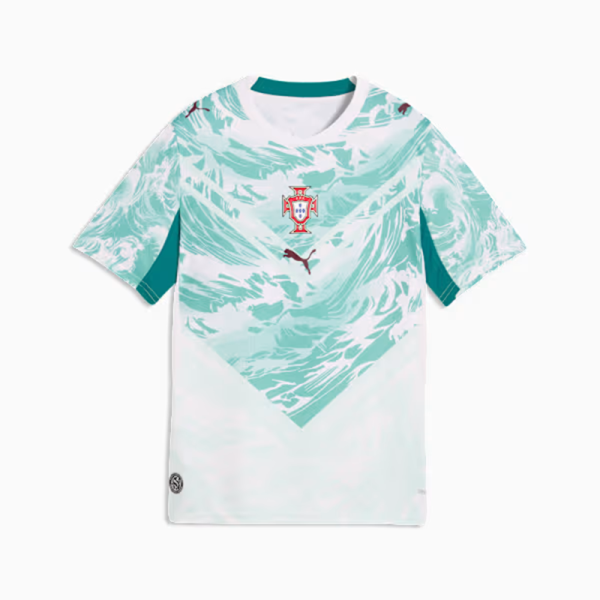 Puma FPF Portugal Away Trikot Kinder - grün/mint