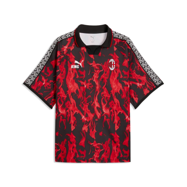 Puma AC Mailand KING Retro Trikot Herren - rot/schwarz