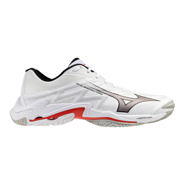 Mizuno Wave Lightning Elite Volleyballschuhe - weiß/schwarz/rot