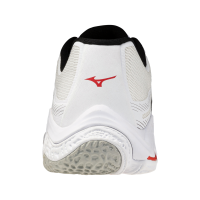 Mizuno Wave Lightning Elite Volleyballschuhe - weiß/schwarz/rot