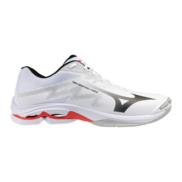 Mizuno Wave Lightning Pro Volleyballschuhe - weiß/schwarz/rot