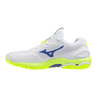 Mizuno Wave Stealth 6 Handballschuhe - weiß/gelb/blau