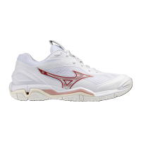 Mizuno Wave Stealth 6 Handballschuhe Damen - weiß/rot