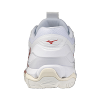 Mizuno Wave Stealth 6 Handballschuhe Damen - weiß/rot