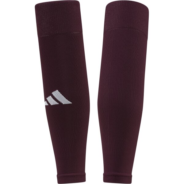 adidas Milano Stutzen  - dunkelrot/weiß