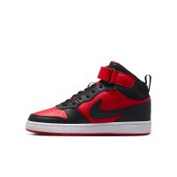 Nike Court Borough Mid 2 Sneaker Kinder - rot/schwarz