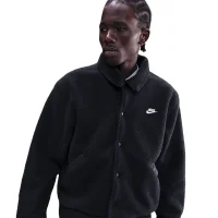 Nike Sportswear Club Fleecejacke Herren - schwarz/weiß