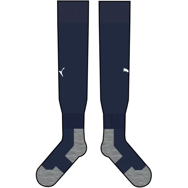 Puma teamLIGA26 Core Stutzen - navy/weiß