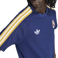 adidas Real Madrid Originals T-Shirt Herren - navy/gold/weiß