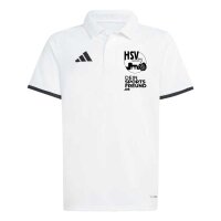 Hülser SV x adidas Entrada 26 Kids Poloshirt Kinder - white/black