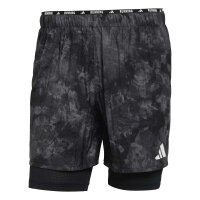 adidas adi365 Spray Dye 2in1 Shorts Herren - schwarz/grau