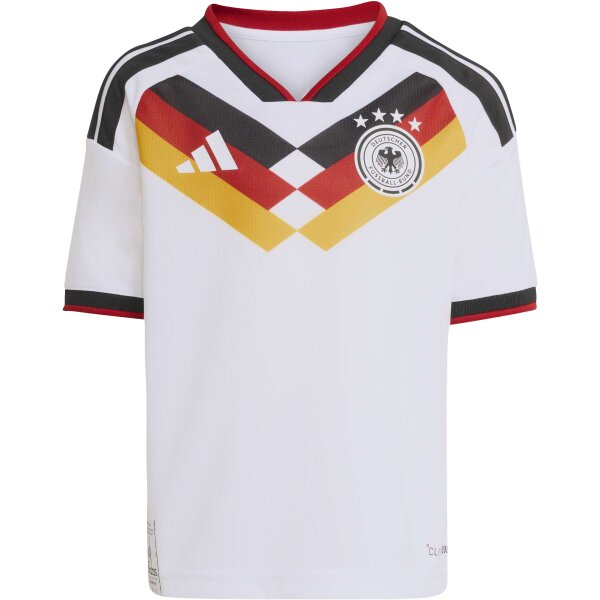 ERGO x adidas DFB Home Minikit Kinder WM2026 - weiß/schwarz/rot/gold