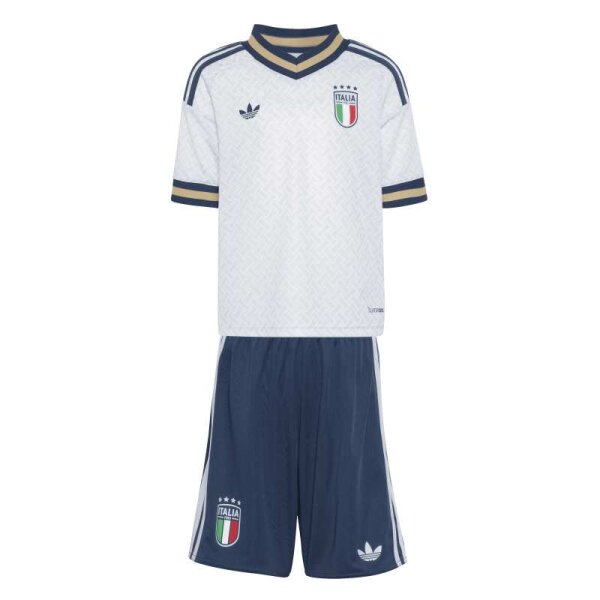 adidas Italien Away Minikit Kinder WM2026 - hellblau/gold