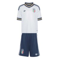 adidas Italien Away Minikit Kinder WM2026 - hellblau/gold