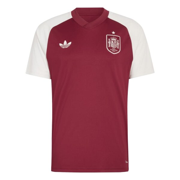 adidas Spanien Away Pre-Match Trikot Herren WM2026 - rot/weiß
