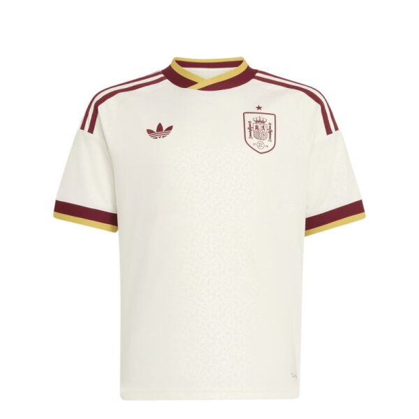 adidas Spanien Away Trikot Kinder WM2026 - weiß/rot/gelb