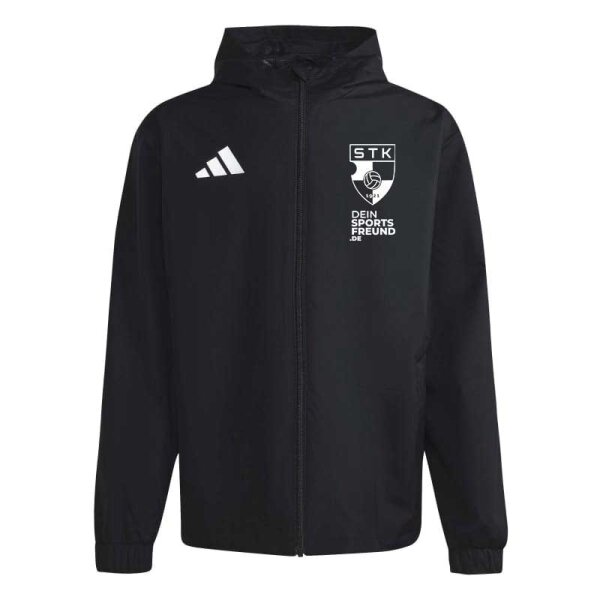 Teutonia Kleinenbroich x adidas Ent26 Alwetterjacke Herren - black/white