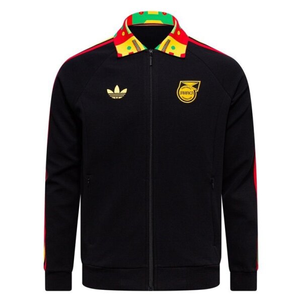 adidas Jamaika Bob Marley Anthem Auswärtsjacke Herren - schwarz