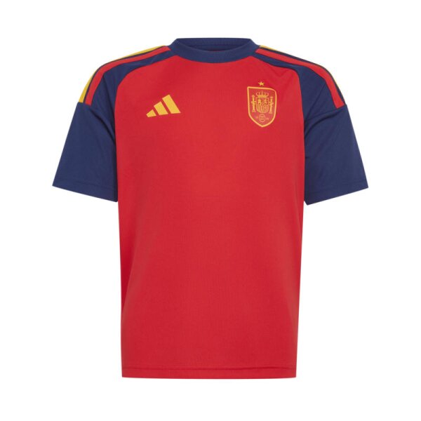 adidas Spanien Home Fan-Trikot Kinder WM2026 - rot/navy/gelb
