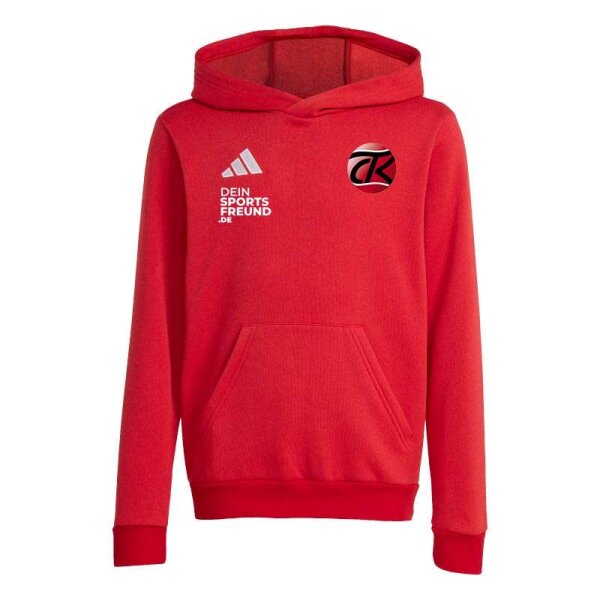 TC Kaiserswerth x adidas Entrada 26 Hoodie Kinder - team power red 2/white