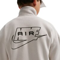 Nike Air Trainingsjacke Fleece Kinder - weiß/schwarz
