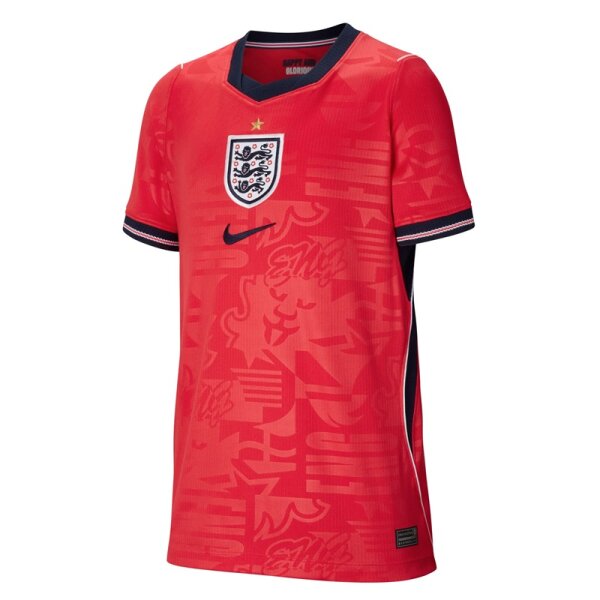 Nike England Away Stadium Trikot Kinder WM2026 - rot