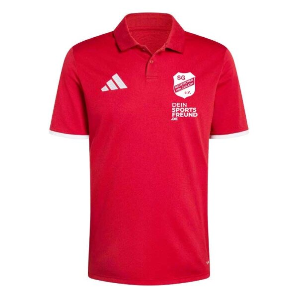 SG Neukirchen-Hülchrath x adidas Entrada 26 Poloshirt Herren - team power red 2/white