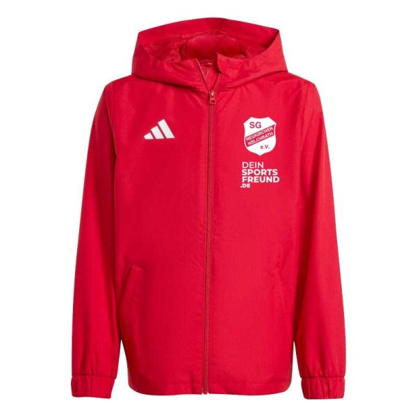 SG Neukirchen-Hülchrath x adidas Entrada 26 Allwetter Jacke Kinder - team power red 2/white