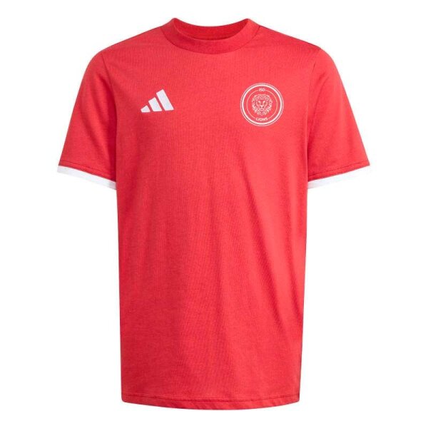ISD Lions x adidas Entrada 26 Kids T-Shirt Kinder - team power red 2/white