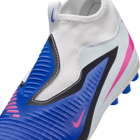 Nike Phantom 6 High Academy AG Kinder Attack - weiß/blau/pink