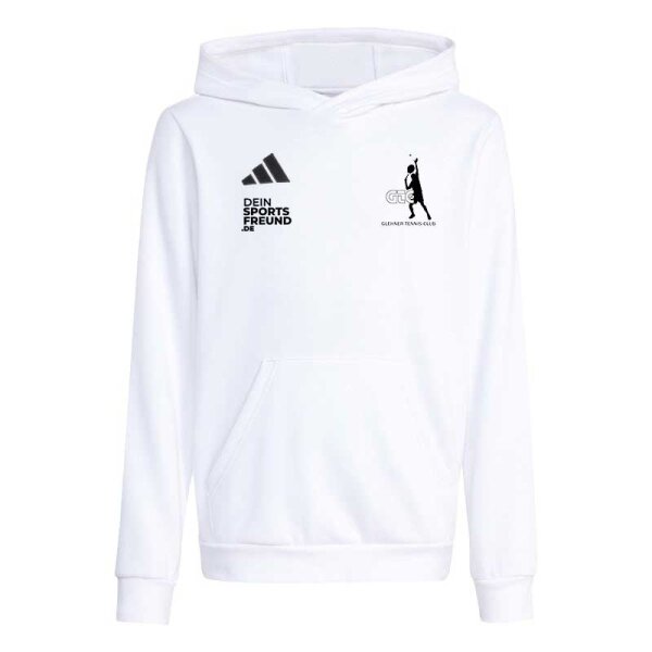 Glehner Tennis Club x adidas Entrada 26 Hoodie Kinder - white/black